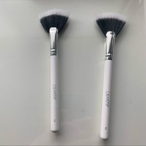 2 Colourpop fan brushes